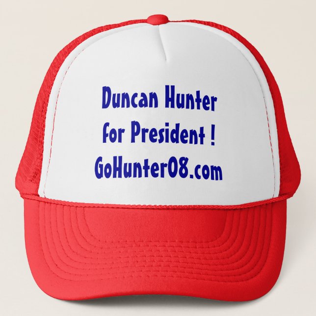 Boné Chapéu de Duncan Hunter (Frente)