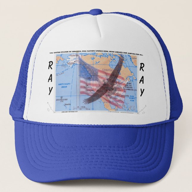 BONÉ CHAPÉU DE EAGLE DO AMERICANO (Frente)