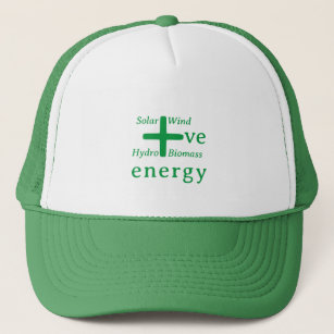 Boné Chapéu de Energia Positivo