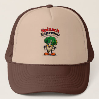 Boné Chapéu de Espresso de Espinafre