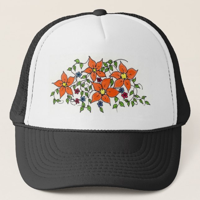 Boné Chapéu de Flor (Frente)