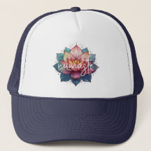 Chapéu de flor Namaste lotus