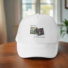 Boné Chapéu de Foto Personalizável para Amantes de Anim