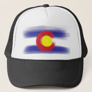 Boné Chapéu de giz de bandeira do Colorado