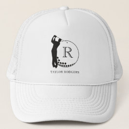 Boné Chapéu de Golfe com Monograma Personalizado