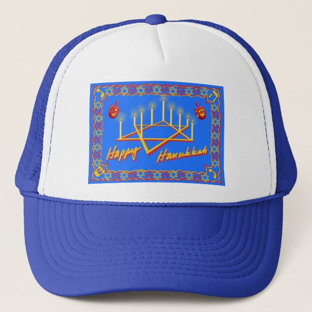 Boné Chapéu de HANUKKAH (Frente)