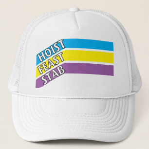 Boné Chapéu de HFS azul, amarelo, roxo