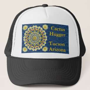 Boné Chapéu de Hugger do cacto com a mandala 1 do cact
