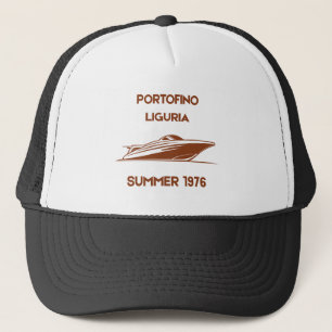 Boné Chapéu de Iatismo Vintage Portofino Liguria Retro
