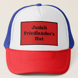 Boné Chapéu de Judah Friedlander, vermelho