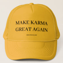 Chapéu de karma amarelo