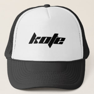 Boné Chapéu de KOTE preto e branco