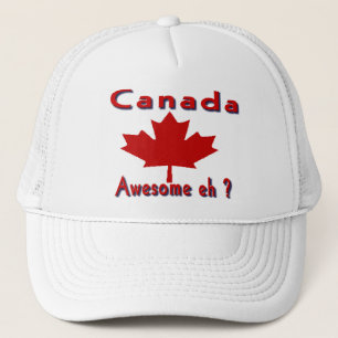 Boné chapéu de malha canadense incrível