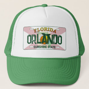 Boné Chapéu de matrícula Orlando Florida