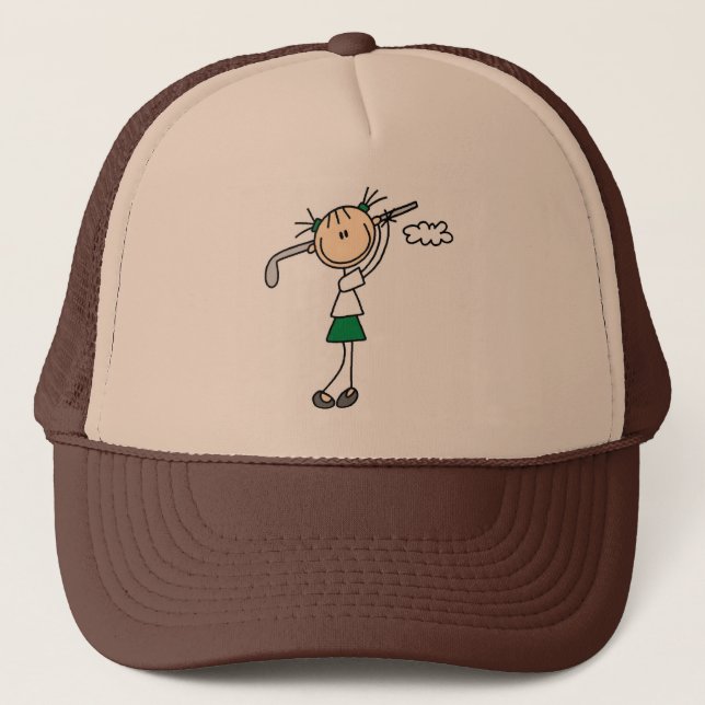 Boné Chapéu de Menina de Golfe (Frente)