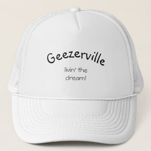 Boné Chapéu de Mensagem Engraçada Geezerville