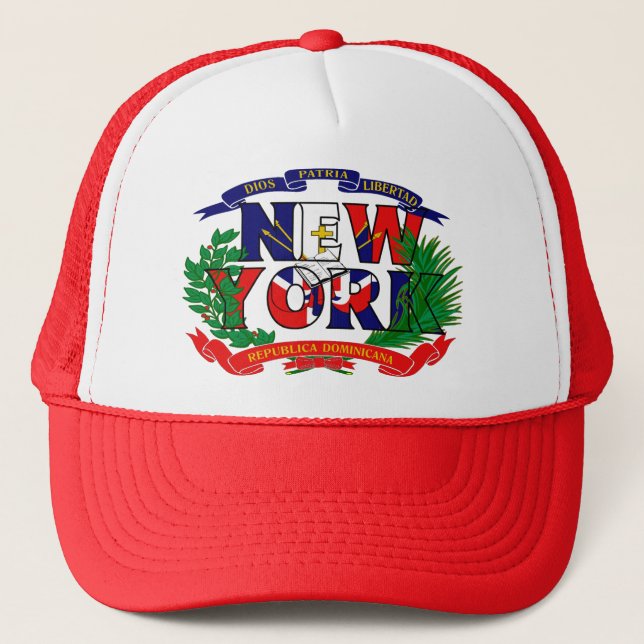Boné Chapéu de New York - República Dominicana (Frente)
