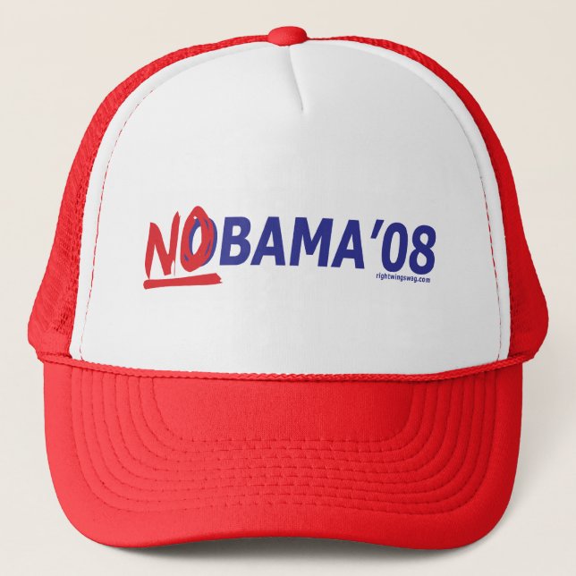 Boné Chapéu de NObama '08 (Frente)