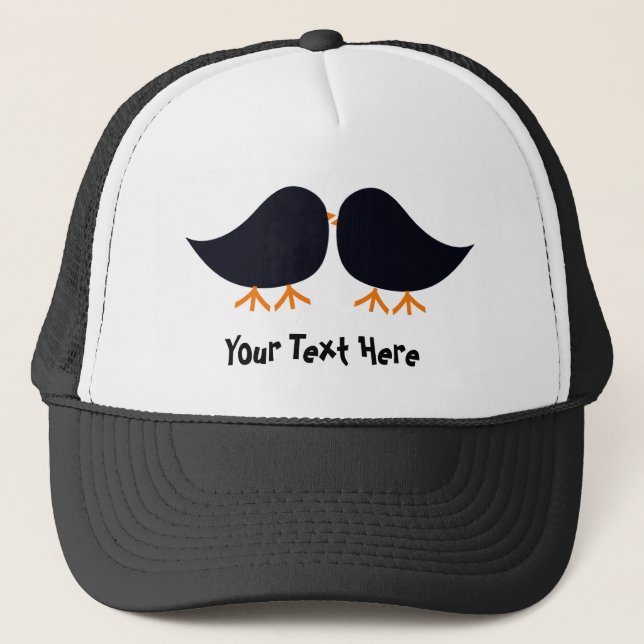 Boné Chapéu de Pássaro com Bigode (Frente)
