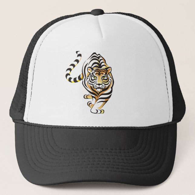 Boné Chapéu de passeio do tigre dos desenhos animados (Frente)
