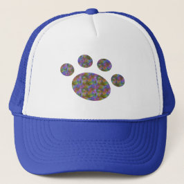 Boné Chapéu de Pata Multicolorido