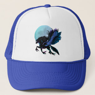 Boné Chapéu de Pegasus preto e da lua azul