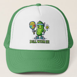 Boné Chapéu de Pickleball - Picles de Cartoon Bonito co