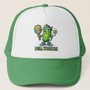 Boné Chapéu de Pickleball - Picles de Cartoon Bonito co