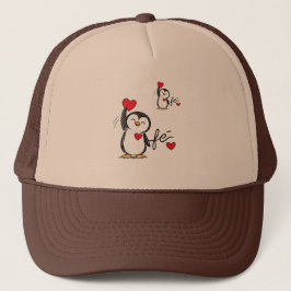 Boné chapéu de pinguim feliz