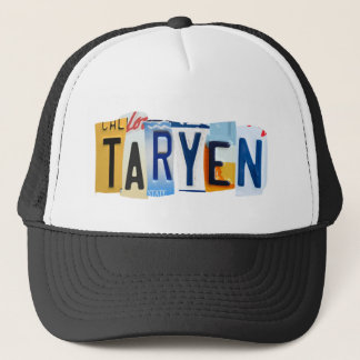 Boné Chapéu de Placa de Licença Taryen