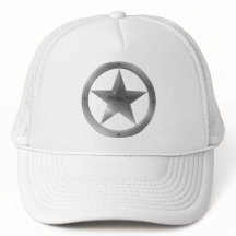 Chapéu de prata do crachá do xerife