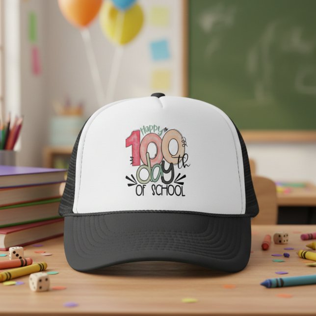 Boné chapéu de presente de celebração de 100 dias de es (Criador carregado)
