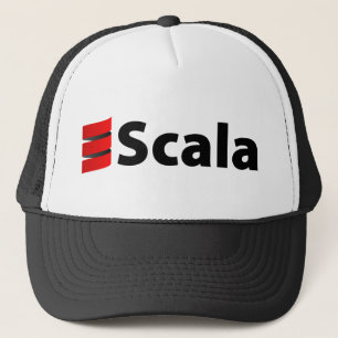 Boné Chapéu de Scala, logotipo preto