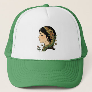 Boné Chapéu de Senhora com Cabelo de Dragão | Gorro de