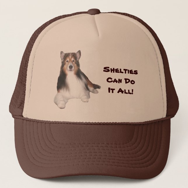 Boné Chapéu de Sheltie (Frente)