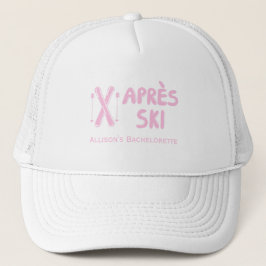 Boné Chapéu de Solteira Pink Apres Ski
