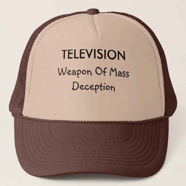 Boné Chapéu de Televisão e Decepção (Frente)
