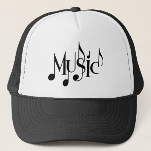 Boné Chapéu de Texto de Música