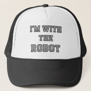 Boné Chapéu de Texto de Robô