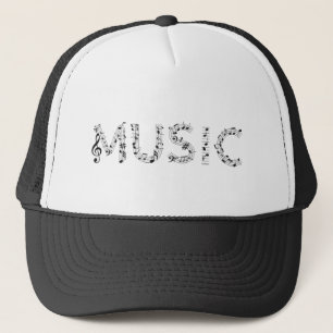 Boné Chapéu de Tipografia Musical