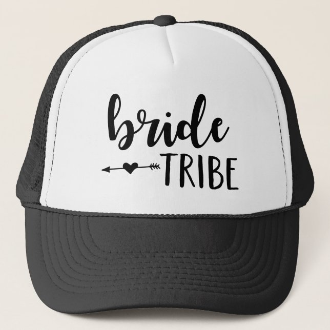 Boné Chapéu de Tribo Bride para Bridesmaid (Frente)