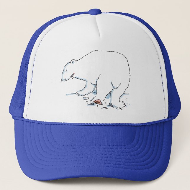 Boné Chapéu de Urso Polar (Frente)