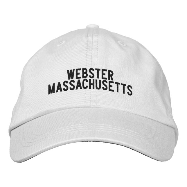 Boné Chapéu de Webster Massachusetts (Frente)