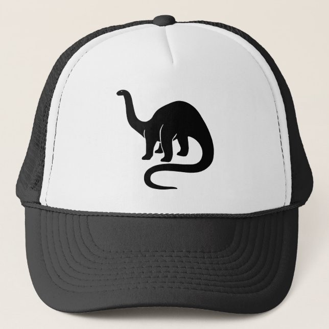 Boné Chapéu Dinossauro - Preto (Frente)
