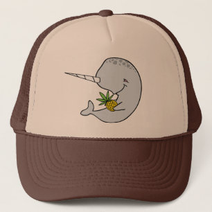 Boné Chapéu do abacaxi de Narwhal