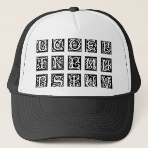 Boné Chapéu do alfabeto