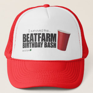 Boné Chapéu do aniversário de Beatfarm