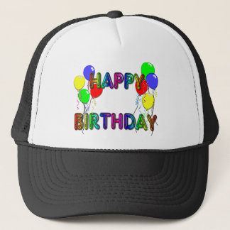 Boné Chapéu do aniversário dos Ballons D1 do feliz