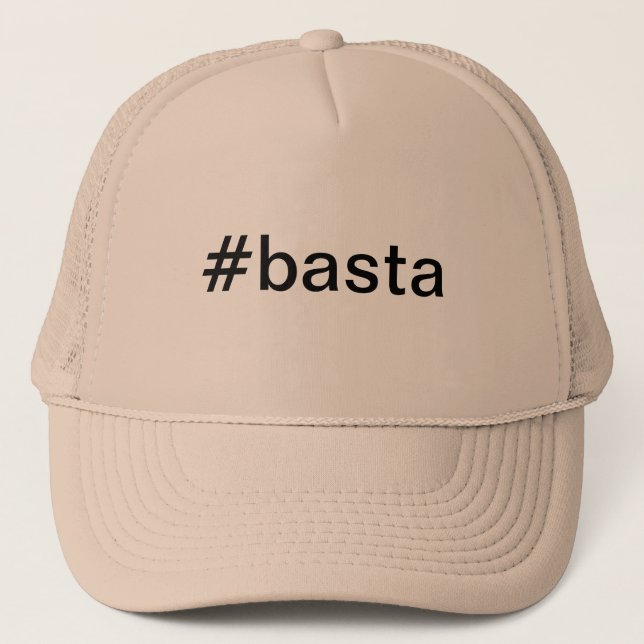 Boné Chapéu do #basta (Frente)
