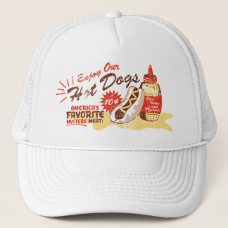 Boné Chapéu do cachorro quente (branco)